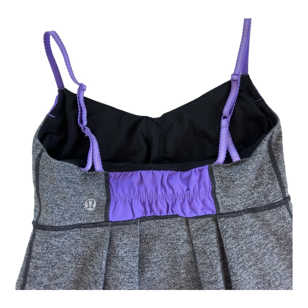 Lululemon Women's Yogi Dance Tank Heathered Purple Size 6 - Picture 4 of 5